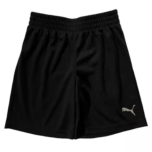 Puma Little Boys T-Shirt & Shorts Outfit Set‎ Size 4-5 Black-Red Short Sleeves - Picture 5 of 7